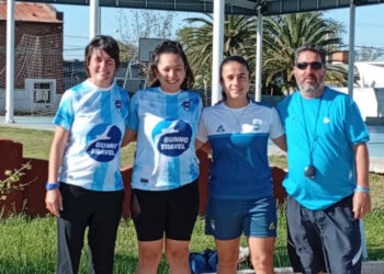 La joven se desempeña en el Club Asociación Social y Deportiva Seeber.