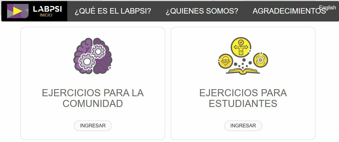 Conicet creó "Labpsi" con ejercicios para la memoria de personas mayores Conicet creó "Labpsi" con ejercicios para la memoria de personas mayores