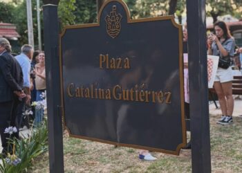 Inauguraron la plaza Catalina Gutiérrez.