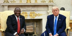 Las tensiones bilaterales entre Trump y Ramaphosa comenzaron después de que el mandatario estadounidense acusara a Sudáfrica de perpetrar un supuesto genocidio contra la población blanca.