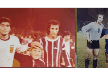 Fotos: Archivo fotográfico personal de Beccerica. José Beccerica y Diego Maradona.