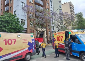 Incendio en un edificio de Nueva Córdoba: un hombre fue asistido por quemaduras