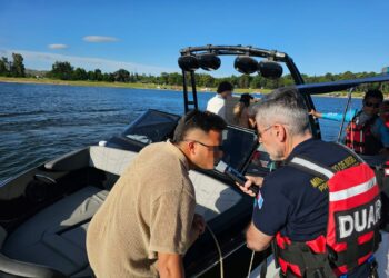 Se realizaron controles a embarcaciones en el Dique Los Molinos