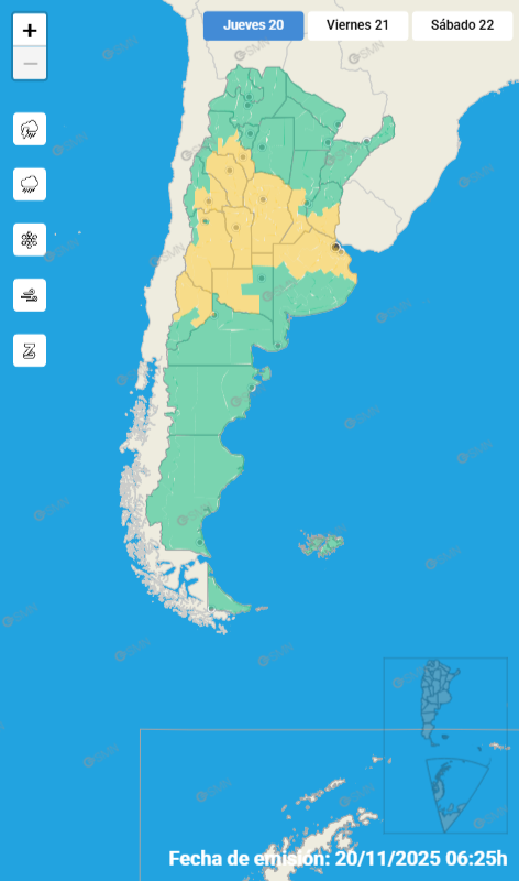 Córdoba supera los 40°: zonas más calientes y alerta por incendios y tormentas Córdoba supera los 40°: zonas más calientes y alerta por incendios y tormentas
