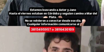 Dos jóvenes tucumanos desaparecidos en Córdoba