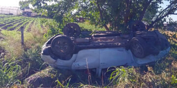 Un mate al volante terminó en un vuelco fatal en la Ruta 6 Un mate al volante terminó en un vuelco fatal en la Ruta 6