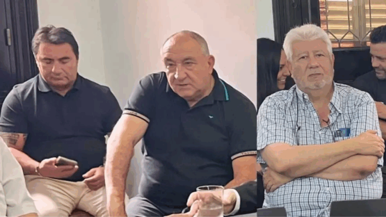 Fernando Navarro, Jorge Molina Herrera y Gabriel Suárez. Foto: Gentileza María Ester Romero, Perfil Córdoba.