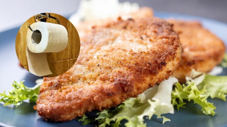Destruyen “milanesas” adulteradas con papel higiénico y cartón milanesa