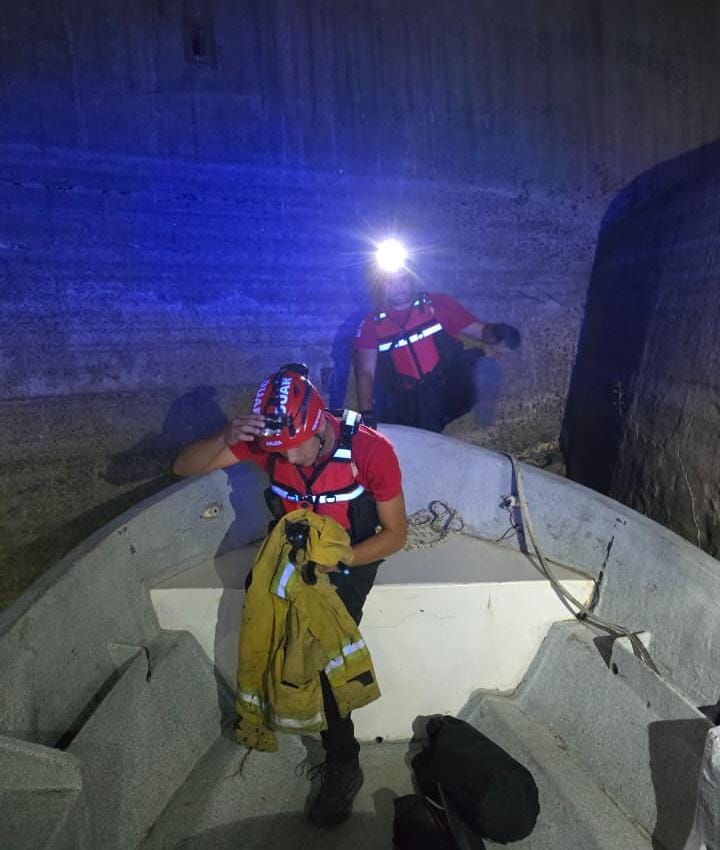 El animal quedó a salvo tras la maniobra.