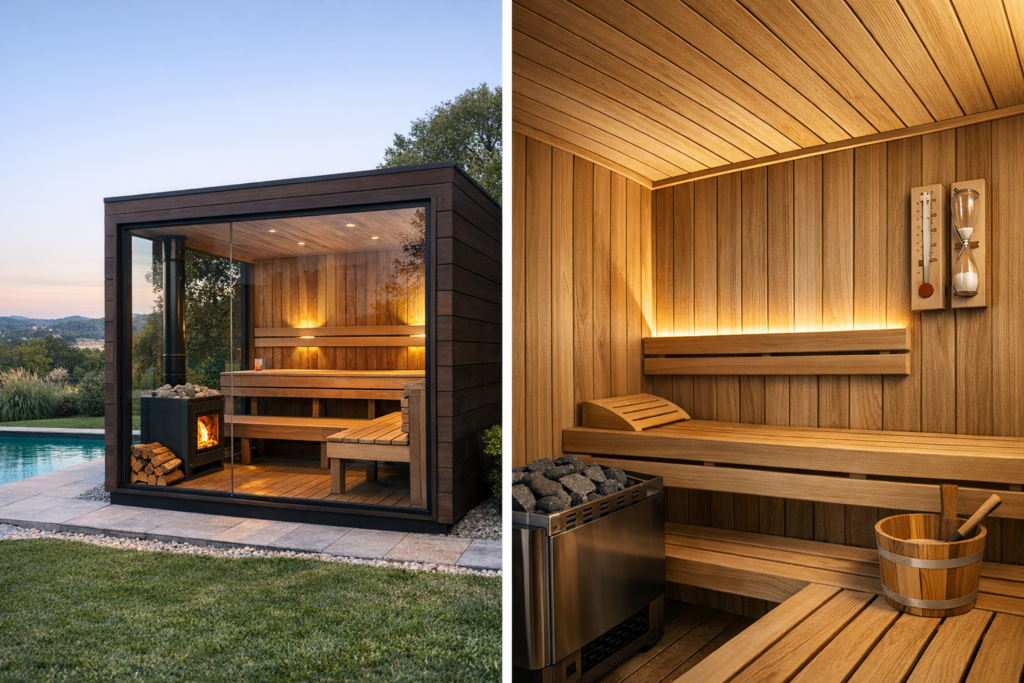 Saunas domésticos: bienestar, diseño y una tendencia que crece Saunas domésticos: bienestar, diseño y una tendencia que crece