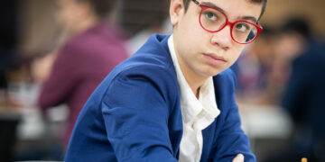 Faustino Oro completó una sólida actuación en el Mundial Rápido de ajedrez