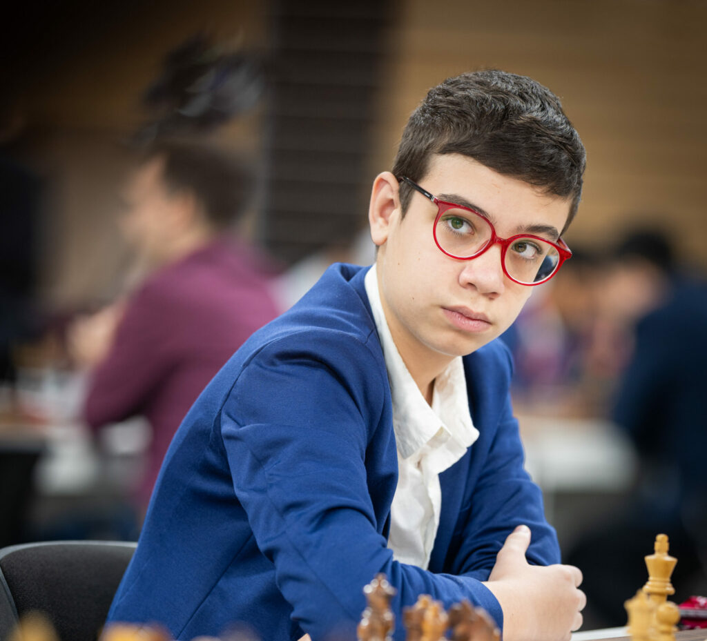 Faustino Oro completó una sólida actuación en el Mundial Rápido de ajedrez