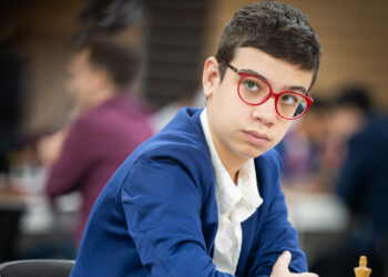 Faustino Oro completó una sólida actuación en el Mundial Rápido de ajedrez