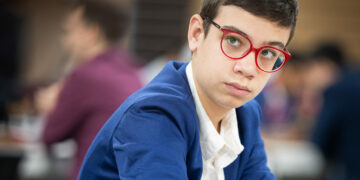 Faustino Oro completó una sólida actuación en el Mundial Rápido de ajedrez