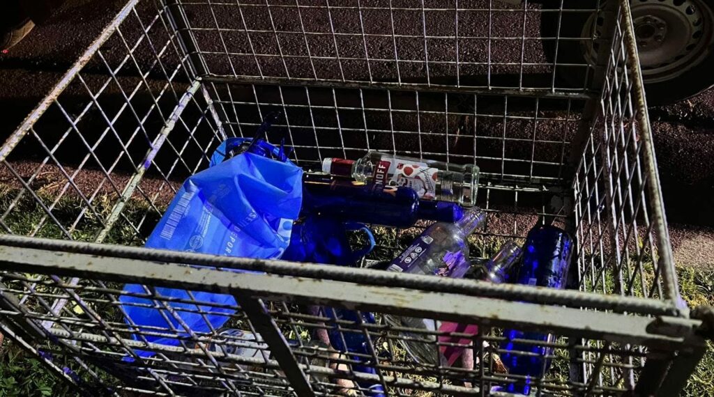 Fotografía del operativo donde se desarticuló una fiesta clandestina en Villa María