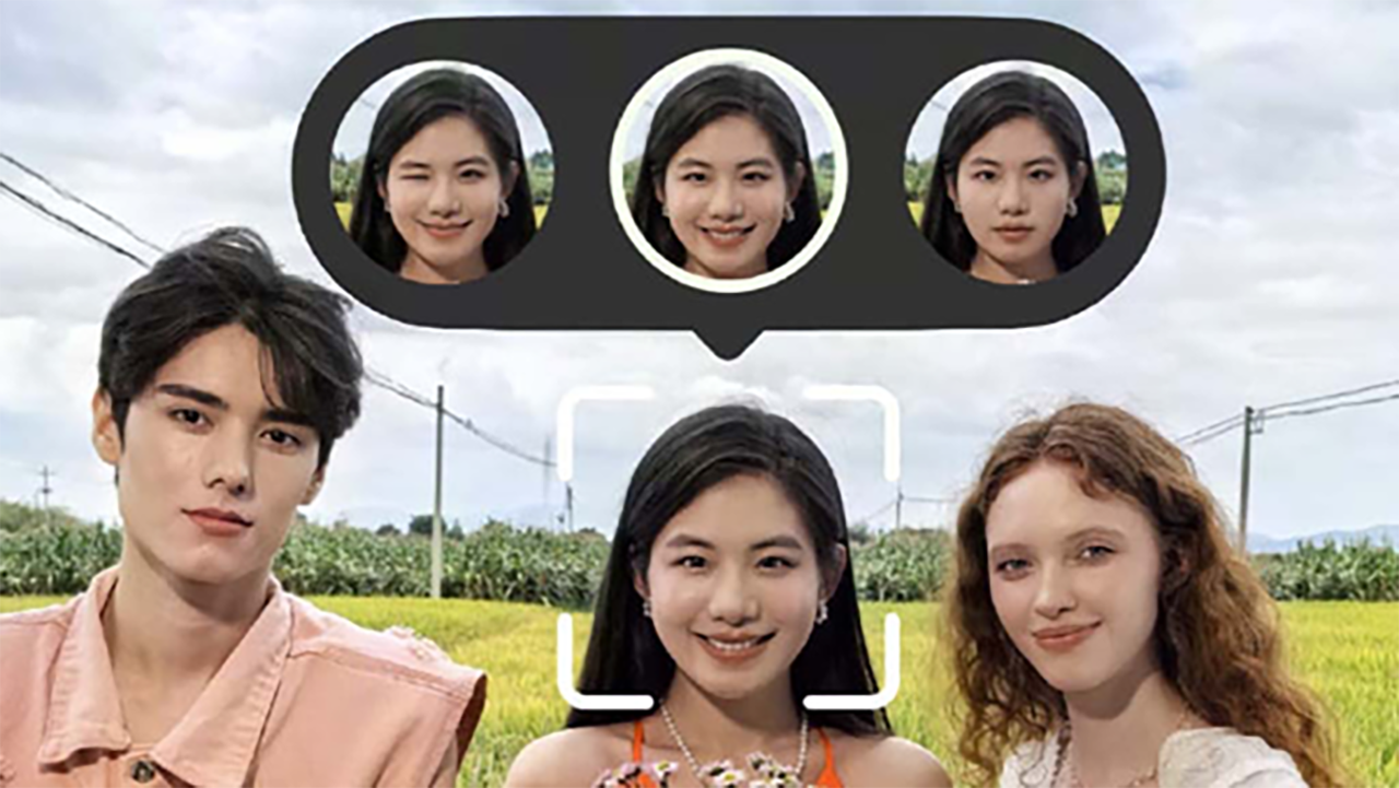 La función IA que permite elegir la mejor expresión.