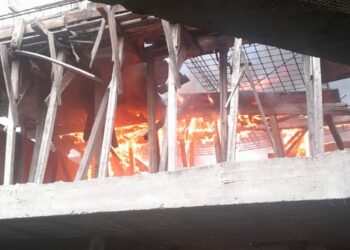 Incendio en Barrio Alberdi.