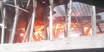 Incendio en Barrio Alberdi.