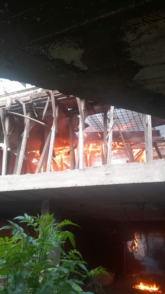 Incendio en Barrio Alberdi.