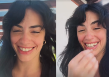 Lali vía historias de Instagram.