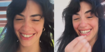 Lali vía historias de Instagram.