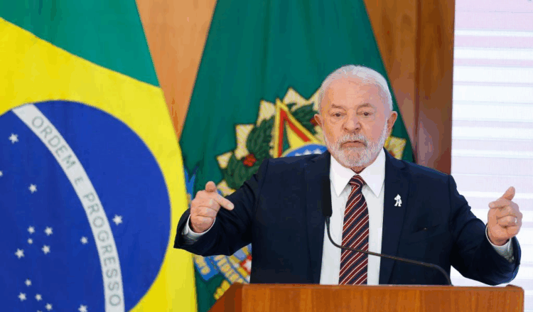 Lula defendió elevar los impuestos a los más ricos El presidente de Brasil, Luiz Inácio Lula da Silva.