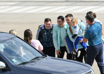 Messi ya está en el país para pasar las fiestas en familia