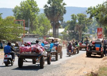 Nueve civiles camboyanos murieron en combates fronterizos