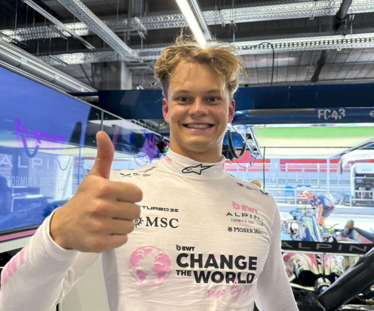 Paul Aron, piloto de reserva de Alpine.