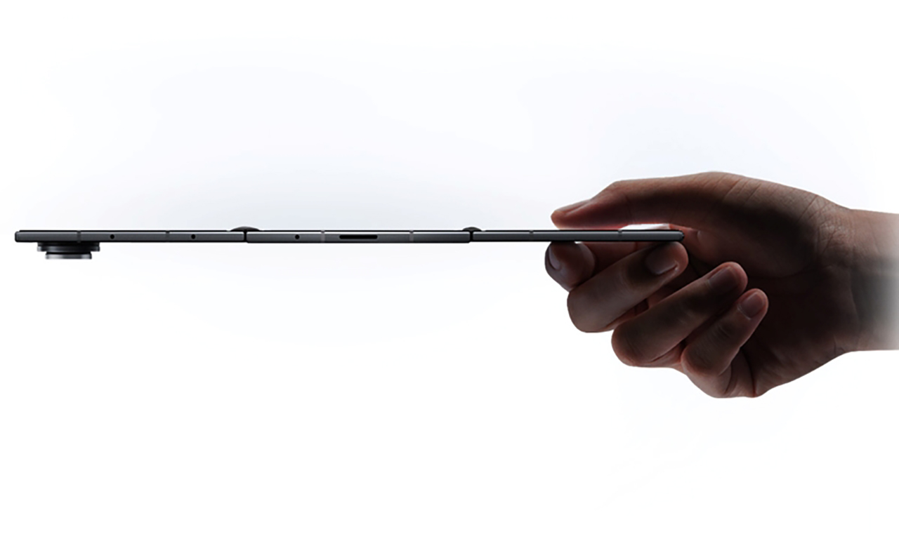 Galaxy Z TriFold: la nueva bestia plegable que se hace tablet Así se ve desplegado el impresionante Trifold.