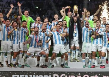 Se trata de imágenes tomadas por el fotoperiodista cordobés Alejandro Pagni en Qatar 2022.