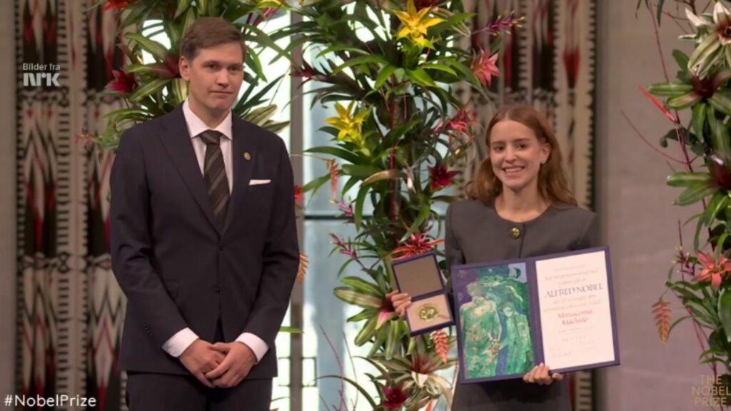 Corina Machado fue distinguida con el Nobel de la Paz: su hija recibió el galardón Corina Machado fue distinguida con el Nobel de la Paz: su hija recibió el galardón