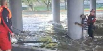 Ríos crecidos y un rescate tras las intensas lluvias Ríos crecidos y un rescate tras las intensas lluvias