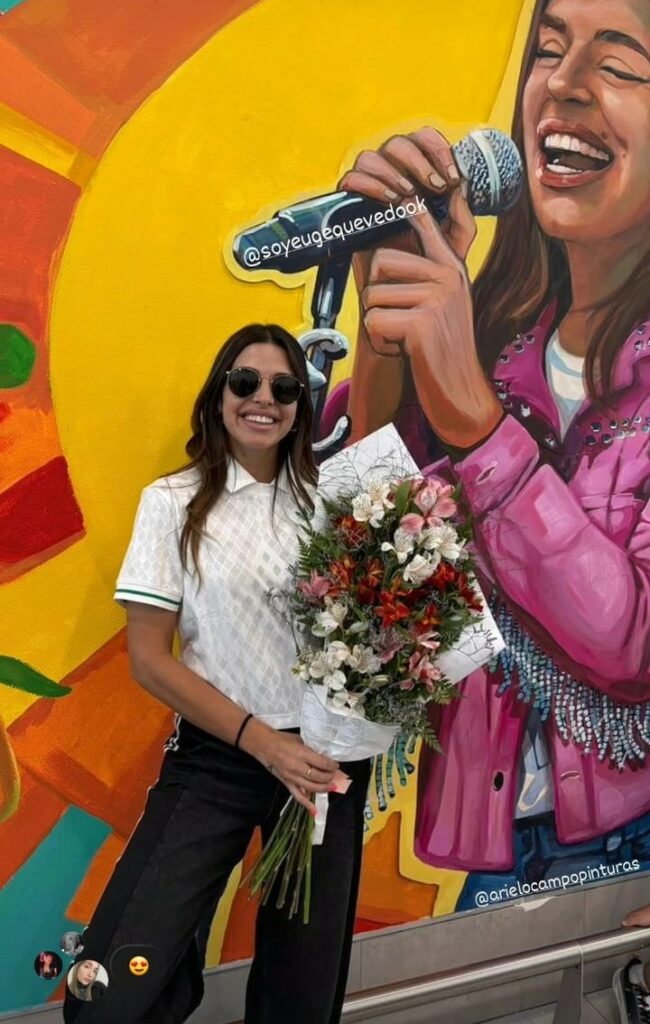 Un imponente mural de Euge Quevedo brinda la bienvenida en el aeropuerto de Córdoba Un imponente mural de Euge Quevedo brinda la bienvenida en el aeropuerto de Córdoba