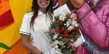 Un imponente mural de Euge Quevedo brinda la bienvenida en el aeropuerto de Córdoba Un imponente mural de Euge Quevedo brinda la bienvenida en el aeropuerto de Córdoba