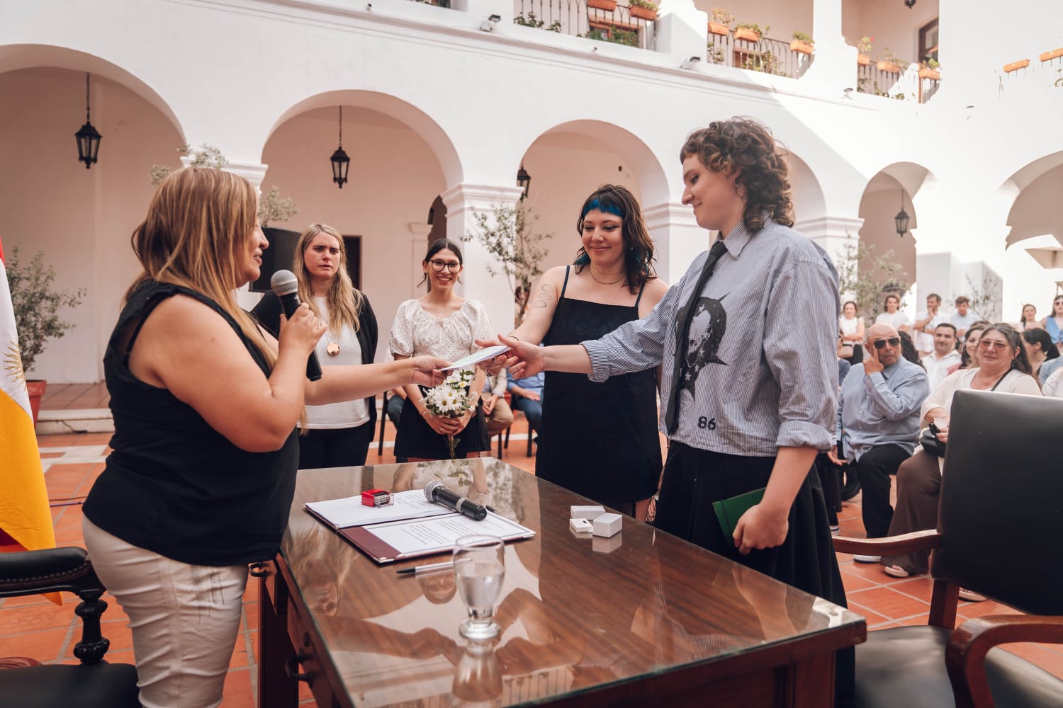 El Cabildo fue parte de un momento trascendental de la vida de estas parejas.