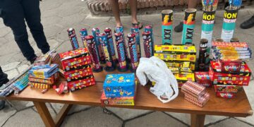 Decomisaron pirotecnia ilegal en barrio Los Gigantes durante operativo conjunto