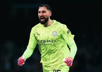 El arquero Gianluigi Donnarumma.