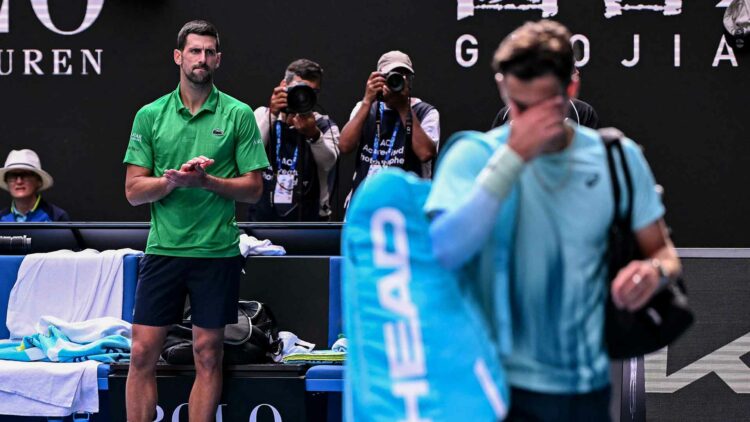 Djokovic reconoció que Musetti merecía ganar el partido.