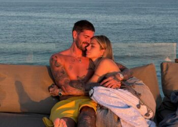 De Paul llevó a la piel un dibujo de Tini y despertó rumores en redes