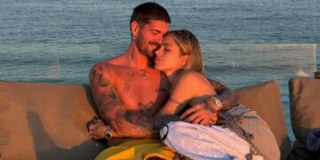 De Paul llevó a la piel un dibujo de Tini y despertó rumores en redes