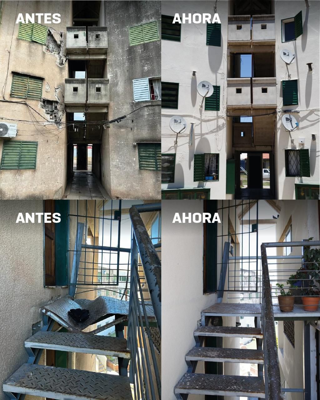 El Gobierno culminó la primera etapa de reparaciones en el Barrio SEP