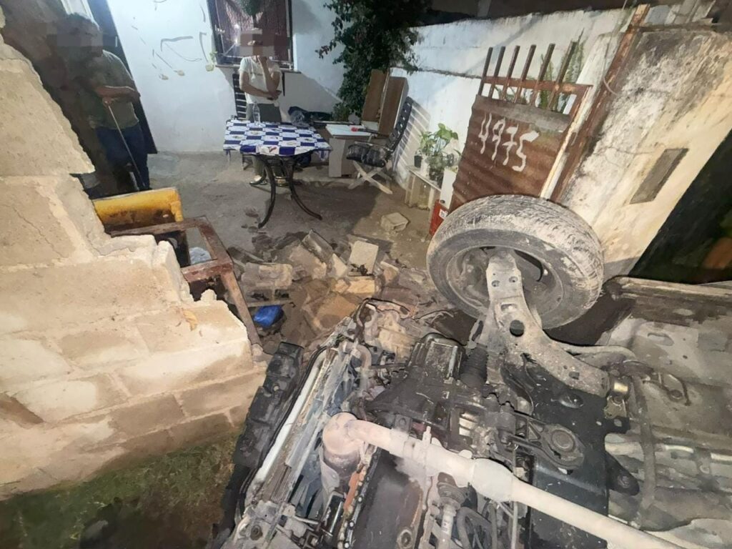 El hecho ocurrió en las últimas horas en la intersección de calles Francisco de Arteaga y Roque A