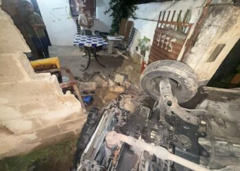 El hecho ocurrió en las últimas horas en la intersección de calles Francisco de Arteaga y Roque A