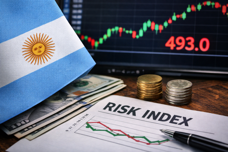 El riesgo país cayó por debajo de los 500 puntos y tocó su nivel más bajo en ocho años Riesgo país