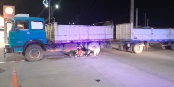 El accidente ocurrió en la intersección de la ruta provincial 10 y calle Congreso