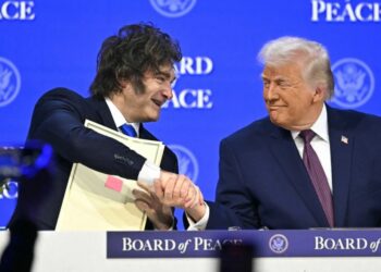 Javier Milei y Donald Trump.