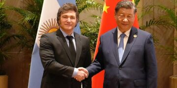 Javier Milei negó que vaya a romper lazos con China.