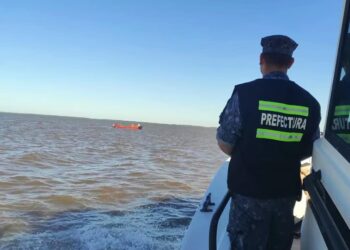 La Prefectura lleva a cabo el operativo.