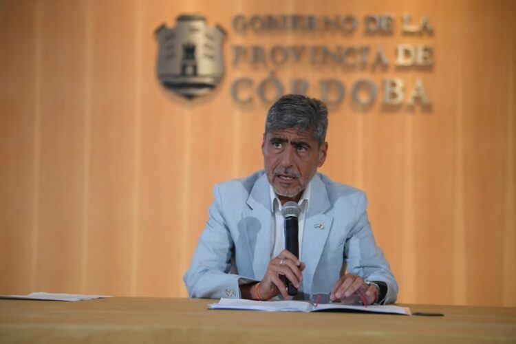 La Provincia denunció al Tribunal de Cuentas por frenar la compra de drones El ministro de Seguridad de Córdoba, Juan Pablo Quinteros.